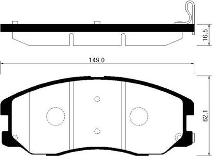 Holden 96 626 070 - Set placute frana,frana disc aaoparts.ro