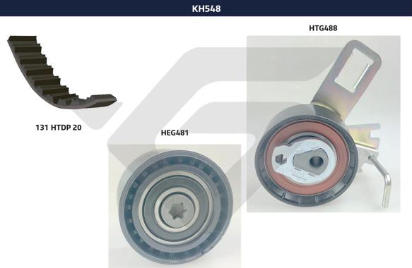 Hutchinson KH 548 - Set curea de distributie aaoparts.ro