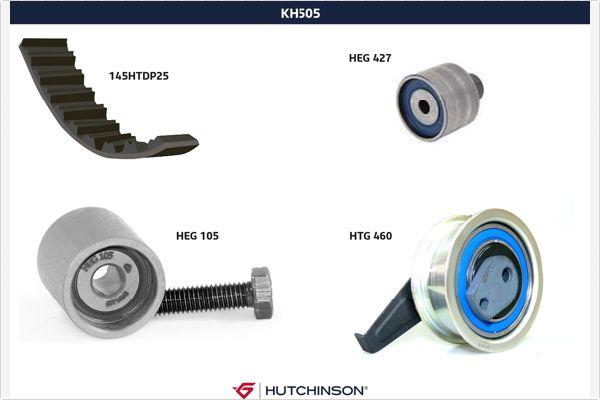 Hutchinson KH 505 - Set curea de distributie aaoparts.ro