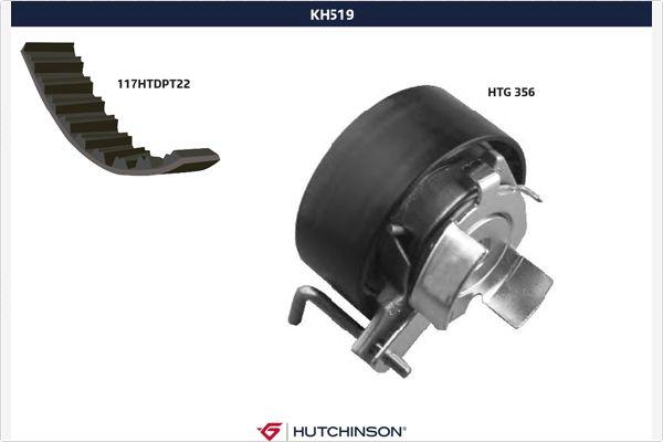 Hutchinson KH 519 - Set curea de distributie aaoparts.ro