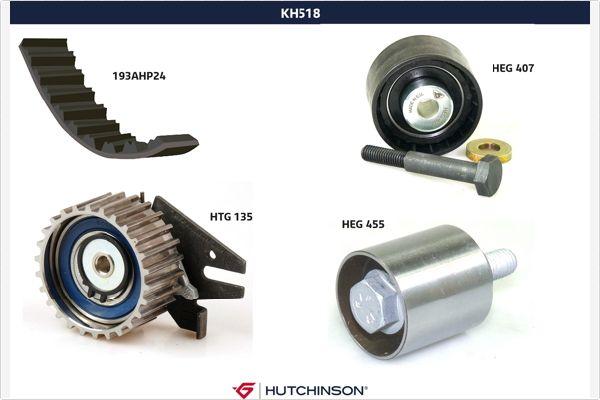 Hutchinson KH 518 - Set curea de distributie aaoparts.ro