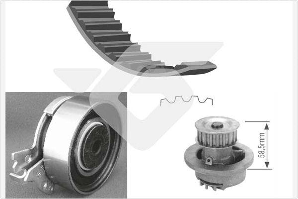 Hutchinson KH 60WP02 - Set pompa apa + curea dintata aaoparts.ro