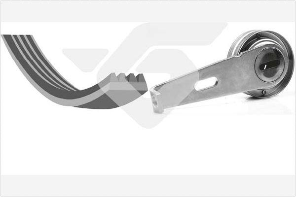 Hutchinson KHV 02 - Set curea transmisie cu caneluri aaoparts.ro