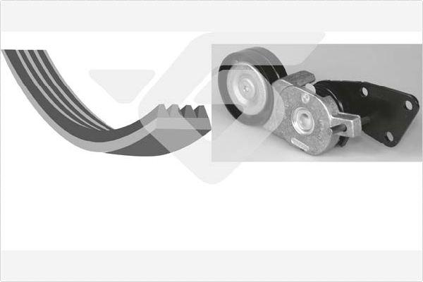 Hutchinson KHV 199 - Set curea transmisie cu caneluri aaoparts.ro