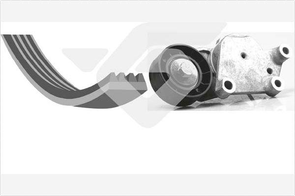 Hutchinson KHV 167 - Set curea transmisie cu caneluri aaoparts.ro