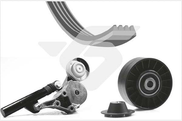 Hutchinson KHV 110 - Set curea transmisie cu caneluri aaoparts.ro