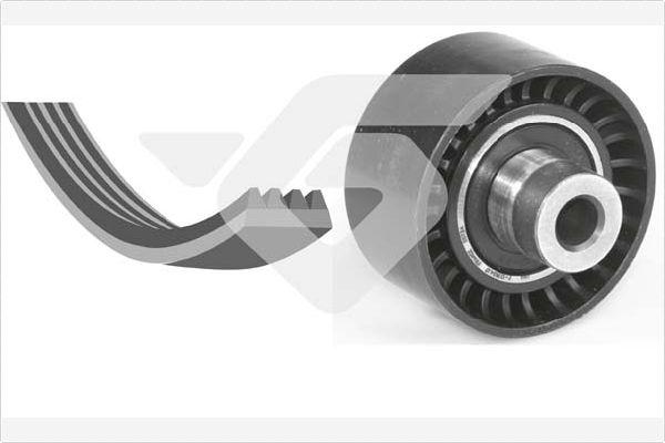 Hutchinson KHV 214 - Set curea transmisie cu caneluri aaoparts.ro