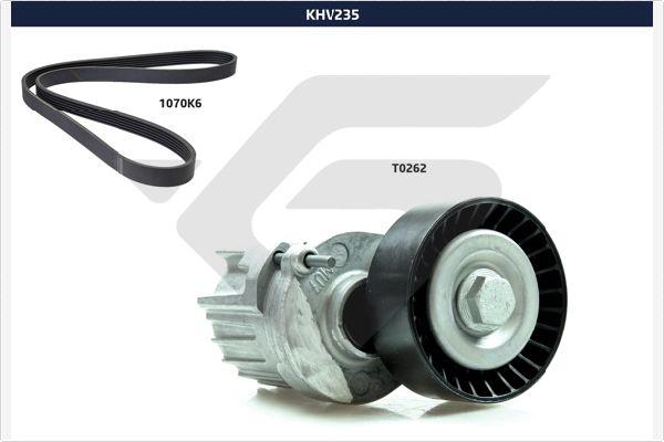 Hutchinson KHV 235 - Set curea transmisie cu caneluri aaoparts.ro