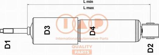 IAP QUALITY PARTS 504-12032 - Amortizor aaoparts.ro