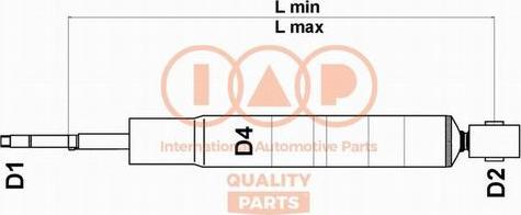 IAP QUALITY PARTS 504-11065 - Amortizor aaoparts.ro