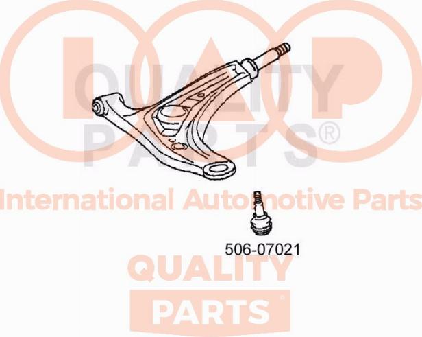 IAP QUALITY PARTS 506-07021 - Articulatie sarcina / ghidare aaoparts.ro