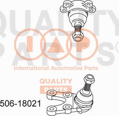 IAP QUALITY PARTS 506-18021 - Articulatie sarcina / ghidare aaoparts.ro