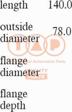 IAP QUALITY PARTS 103-16030S - Set camasi piston aaoparts.ro