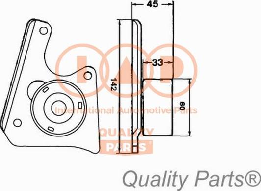 IAP QUALITY PARTS 127-06022 - Rola intinzator,curea distributie aaoparts.ro