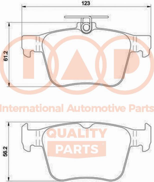 IAP QUALITY PARTS 704-50031P - Set placute frana,frana disc aaoparts.ro