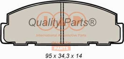 IAP QUALITY PARTS 704-03050 - Set placute frana,frana disc aaoparts.ro