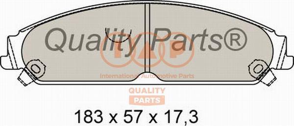 IAP QUALITY PARTS 704-02072 - Set placute frana,frana disc aaoparts.ro