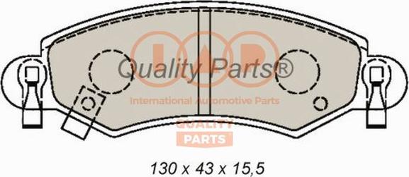 IAP QUALITY PARTS 704-16097X - Set placute frana,frana disc aaoparts.ro