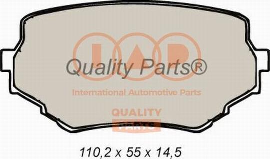 IAP QUALITY PARTS 704-16052 - Set placute frana,frana disc aaoparts.ro