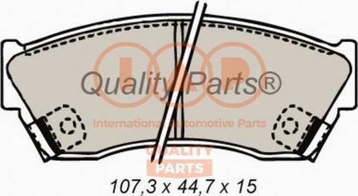 IAP QUALITY PARTS 704-16060 - Set placute frana,frana disc aaoparts.ro
