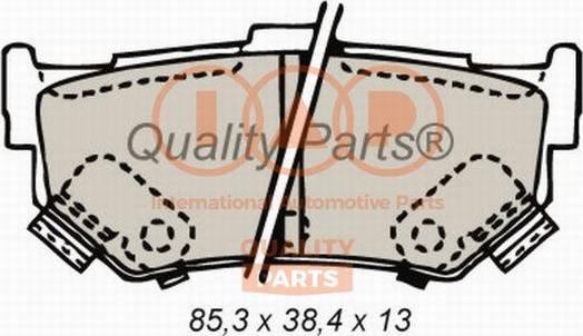 IAP QUALITY PARTS 704-16062 - Set placute frana,frana disc aaoparts.ro