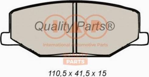 IAP QUALITY PARTS 704-16020X - Set placute frana,frana disc aaoparts.ro