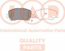 IAP QUALITY PARTS 704-10055X - Set placute frana,frana disc aaoparts.ro