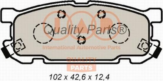 IAP QUALITY PARTS 704-11035 - Set placute frana,frana disc aaoparts.ro
