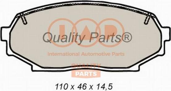 IAP QUALITY PARTS 704-11031 - Set placute frana,frana disc aaoparts.ro