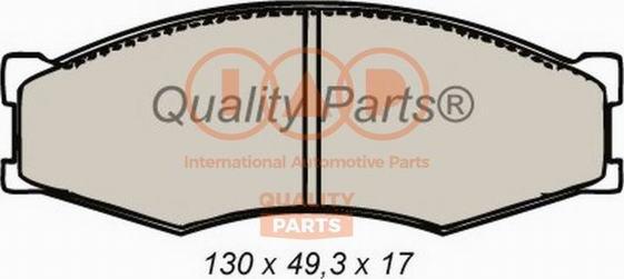 IAP QUALITY PARTS 704-13040 - Set placute frana,frana disc aaoparts.ro