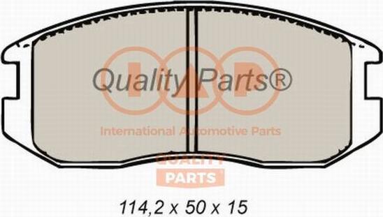 IAP QUALITY PARTS 704-12092 - Set placute frana,frana disc aaoparts.ro
