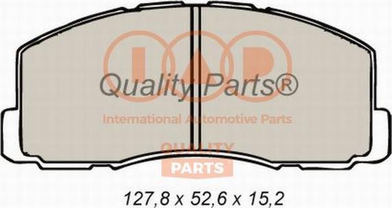 IAP QUALITY PARTS 704-12051 - Set placute frana,frana disc aaoparts.ro