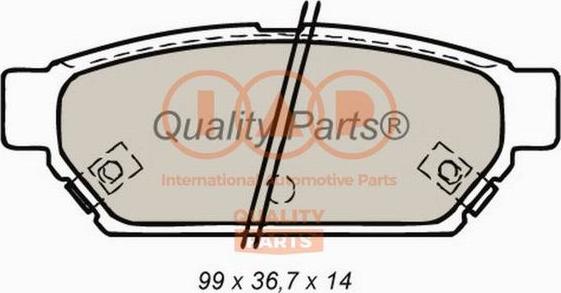 IAP QUALITY PARTS 704-12083 - Set placute frana,frana disc aaoparts.ro