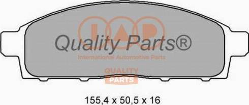 IAP QUALITY PARTS 704-12034X - Set placute frana,frana disc aaoparts.ro