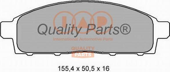 IAP QUALITY PARTS 704-12034 - Set placute frana,frana disc aaoparts.ro