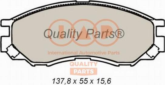 IAP QUALITY PARTS 704-12031 - Set placute frana,frana disc aaoparts.ro