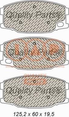 IAP QUALITY PARTS 704-12101 - Set placute frana,frana disc aaoparts.ro