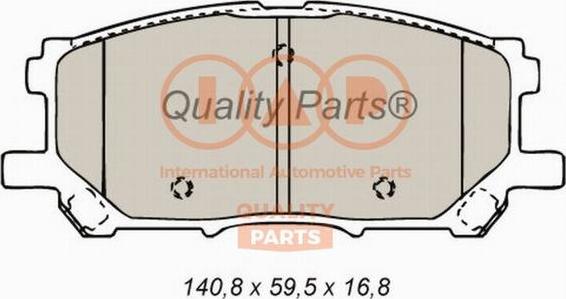 IAP QUALITY PARTS 704-17132 - Set placute frana,frana disc aaoparts.ro