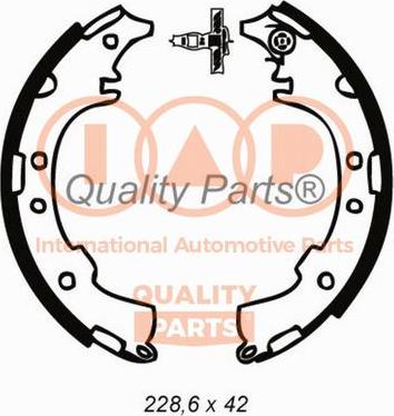 IAP QUALITY PARTS 705-03098 - Set saboti frana aaoparts.ro
