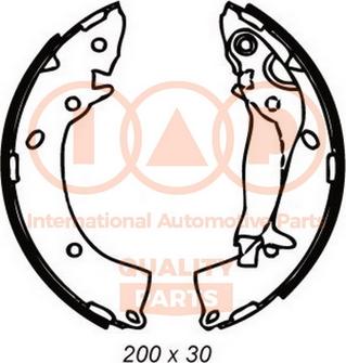 IAP QUALITY PARTS 705-07046G - Set saboti frana aaoparts.ro
