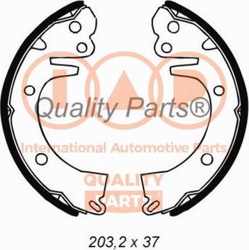 IAP QUALITY PARTS 705-07010 - Set saboti frana aaoparts.ro