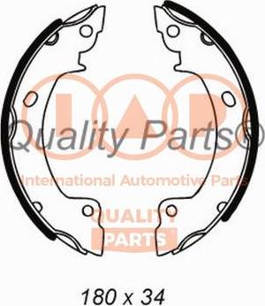 IAP QUALITY PARTS 705-07011 - Set saboti frana aaoparts.ro