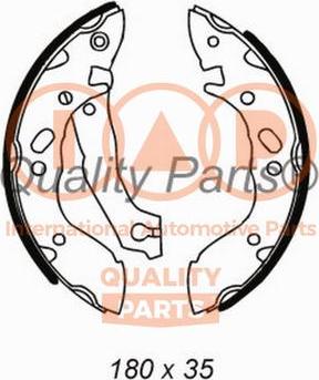 IAP QUALITY PARTS 705-07012 - Set saboti frana aaoparts.ro
