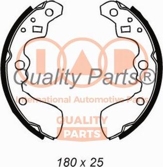 IAP QUALITY PARTS 705-16062 - Set saboti frana aaoparts.ro