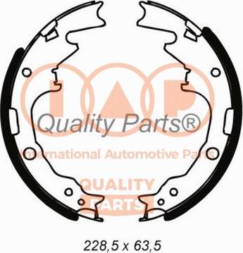 IAP QUALITY PARTS 705-10042 - Set saboti frana aaoparts.ro