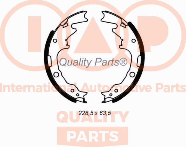 IAP QUALITY PARTS 705-10042 - Set saboti frana aaoparts.ro