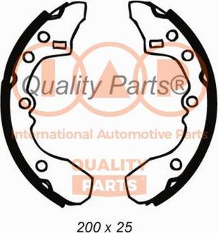 IAP QUALITY PARTS 705-11020 - Set saboti frana aaoparts.ro