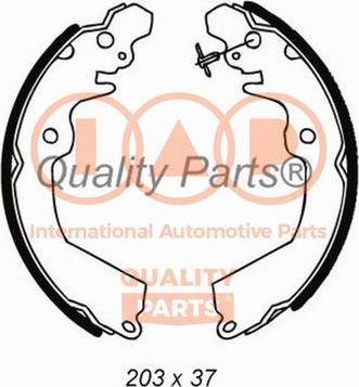 IAP QUALITY PARTS 705-12060 - Set saboti frana aaoparts.ro