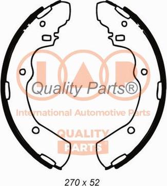 IAP QUALITY PARTS 705-12033 - Set saboti frana aaoparts.ro