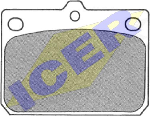 Icer 180158 - Set placute frana,frana disc aaoparts.ro